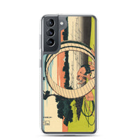 'A View of Fuji From A Field In Owari Province' by Hokusai, ca. 1830 - Samsung Phone Case