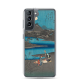 'Washerwomen in Settsu' by Hiroshige, 1857 - Samsung Phone Case