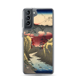 'Inume Pass in Kai Province' by Hiroshige, 1858 - Samsung Phone Case