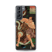 'The Cypress Pillar: Sagi-ike Heikuro' by Kuniyoshi, ca. 1855 - Samsung Phone Case