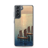 'Glittering Sea' by Yoshida Hiroshi, 1926 - Samsung Phone Case