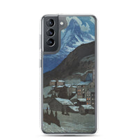 'The Matterhorn At Night' by Yoshida Hiroshi, 1925 - Samsung Phone Case