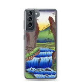 'Bichu: Go Valley' by Hiroshige, 1853 - Samsung Phone Case