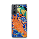 'Phoenix and Lobster' by Kuniyoshi, 1837 - Samsung Phone Case