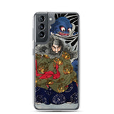 'The Black Cloud Prince Attacked By A Giant Spider' by Yoshitoshi, 1867 - Samsung Phone Case