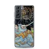 'Minamoto no Yorimitsu Is Attacked By A Demon Spider' by Kuniyoshi, ca. 1820 - Samsung Phone Case