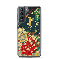 'Snow At Yoshino' (Left Panel) by Yoshitoshi, 1867 Samsung Phone Case