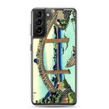 'Under Mannen Bridge at Fukagawa' by Hokusai, ca. 1830 - Samsung Phone Case