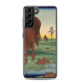 'Kogane Plain in Shimosa Province' by Hiroshige, 1858 - Samsung Phone Case