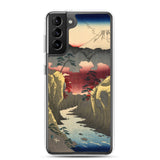 'Inume Pass in Kai Province' by Hiroshige, 1858 - Samsung Phone Case