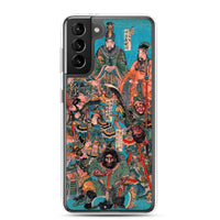 'One Hundred And Eight Heroes of the Shuihuzhuan' (Print 1) by Kuniyoshi, ca. 1830 - Samsung Phone Case