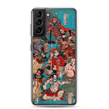 'One Hundred And Eight Heroes of the Shuihuzhuan' (Print 4) by Kuniyoshi, ca. 1830 - Samsung Phone Case