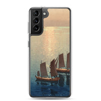 'Glittering Sea' by Yoshida Hiroshi, 1926 - Samsung Phone Case