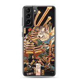 'Musashibo Benkei Fighting Nenoi Oyata' by Yoshitoshi, 1865 - iPhone Case - Samsung Phone Case