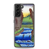 'Bichu: Go Valley' by Hiroshige, 1853 - Samsung Phone Case