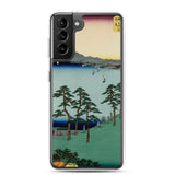 'Oiso: Saigyo's Hermitage at Shigitatsu Marsh' by Hiroshige, 1855 - Samsung Phone Case