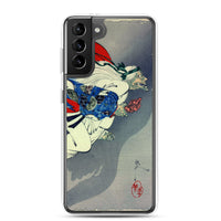 'The Demon Ibaraki Escapes With Its Severed Arm' by Yoshitoshi, 1889 - Samsung Phone Case