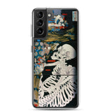 'Takiyasha the Witch and the Skeleton Spectre' (Combined Triptych) by Kuniyoshi, ca. 1844 - Samsung Phone Case