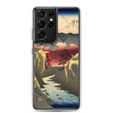 'Inume Pass in Kai Province' by Hiroshige, 1858 - Samsung Phone Case