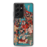 'One Hundred And Eight Heroes of the Shuihuzhuan' (Print 4) by Kuniyoshi, ca. 1830 - Samsung Phone Case