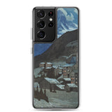 'The Matterhorn At Night' by Yoshida Hiroshi, 1925 - Samsung Phone Case