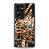 'Musashibo Benkei Fighting Nenoi Oyata' by Yoshitoshi, 1865 - iPhone Case - Samsung Phone Case