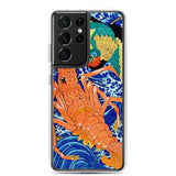 'Phoenix and Lobster' by Kuniyoshi, 1837 - Samsung Phone Case