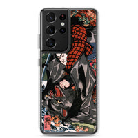 'Miyamoto Musashi Killing A Monster Bat' by Kuniyoshi, ca. 1830 - Samsung Phone Case