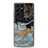 'Minamoto no Yorimitsu Is Attacked By A Demon Spider' by Kuniyoshi, ca. 1820 - Samsung Phone Case