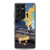 'Hachimantaro Yoshiie' by Yoshitoshi, 1886 - Samsung Phone Case