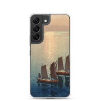 'Glittering Sea' by Yoshida Hiroshi, 1926 - Samsung Phone Case