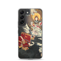 'Hojo Tokimasa Praying to the Sea Goddess' by Yoshitoshi, ca. 1885 - Samsung Phone Cases