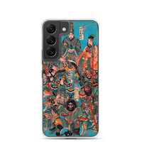 'One Hundred And Eight Heroes of the Shuihuzhuan' (Print 1) by Kuniyoshi, ca. 1830 - Samsung Phone Case