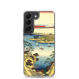 'The Tone River At Konodai' by Hiroshige, 1858 - Samsung Phone Case