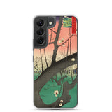 'The Plum Garden in Kameido' by Hiroshige, 1857 - Samsung Phone Case