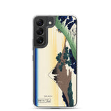 'Inume Pass in Kai Province' by Hokusai, ca. 1830 - Samsung Phone Case