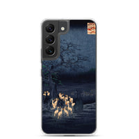 'Foxfires On New Year's Eve At The Enoki Tree' by Hiroshige, 1857 - Samsung Phone Case