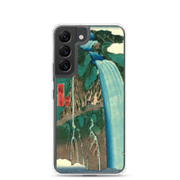 'Shimotsuke: Urami Waterfall on Mount Nikko' by Hiroshige, 1853 - Samsung Phone Case