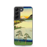 'Lake Suwa, Shinano Province' by Hiroshige, 1858 - Samsung Phone Case