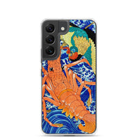 'Phoenix and Lobster' by Kuniyoshi, 1837 - Samsung Phone Case