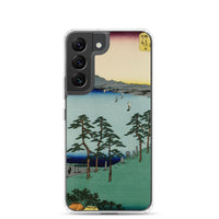 'Oiso: Saigyo's Hermitage at Shigitatsu Marsh' by Hiroshige, 1855 - Samsung Phone Case