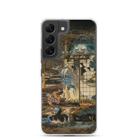 'Shozo Hayashiya's Ghost Stories: The Hundred Tales Of A Haunted House' by Kuniyoshi, ca. 1840 - Samsung Phone Case