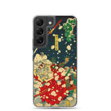 'Snow At Yoshino' (Left Panel) by Yoshitoshi, 1867 Samsung Phone Case