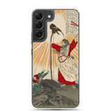 'Emperor Jimmu and the Yata Crow' by Yoshitoshi, 1880 - Samsung Phone Case