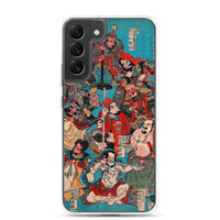 'One Hundred And Eight Heroes of the Shuihuzhuan' (Print 4) by Kuniyoshi, ca. 1830 - Samsung Phone Case