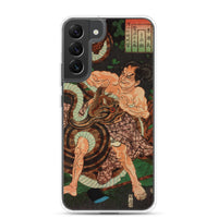 'The Cypress Pillar: Sagi-ike Heikuro' by Kuniyoshi, ca. 1855 - Samsung Phone Case