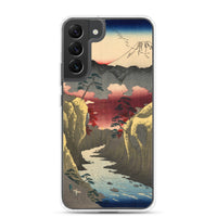 'Inume Pass in Kai Province' by Hiroshige, 1858 - Samsung Phone Case