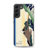 'Inume Pass in Kai Province' by Hokusai, ca. 1830 - Samsung Phone Case