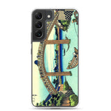 'Under Mannen Bridge at Fukagawa' by Hokusai, ca. 1830 - Samsung Phone Case