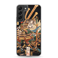 'Musashibo Benkei Fighting Nenoi Oyata' by Yoshitoshi, 1865 - iPhone Case - Samsung Phone Case